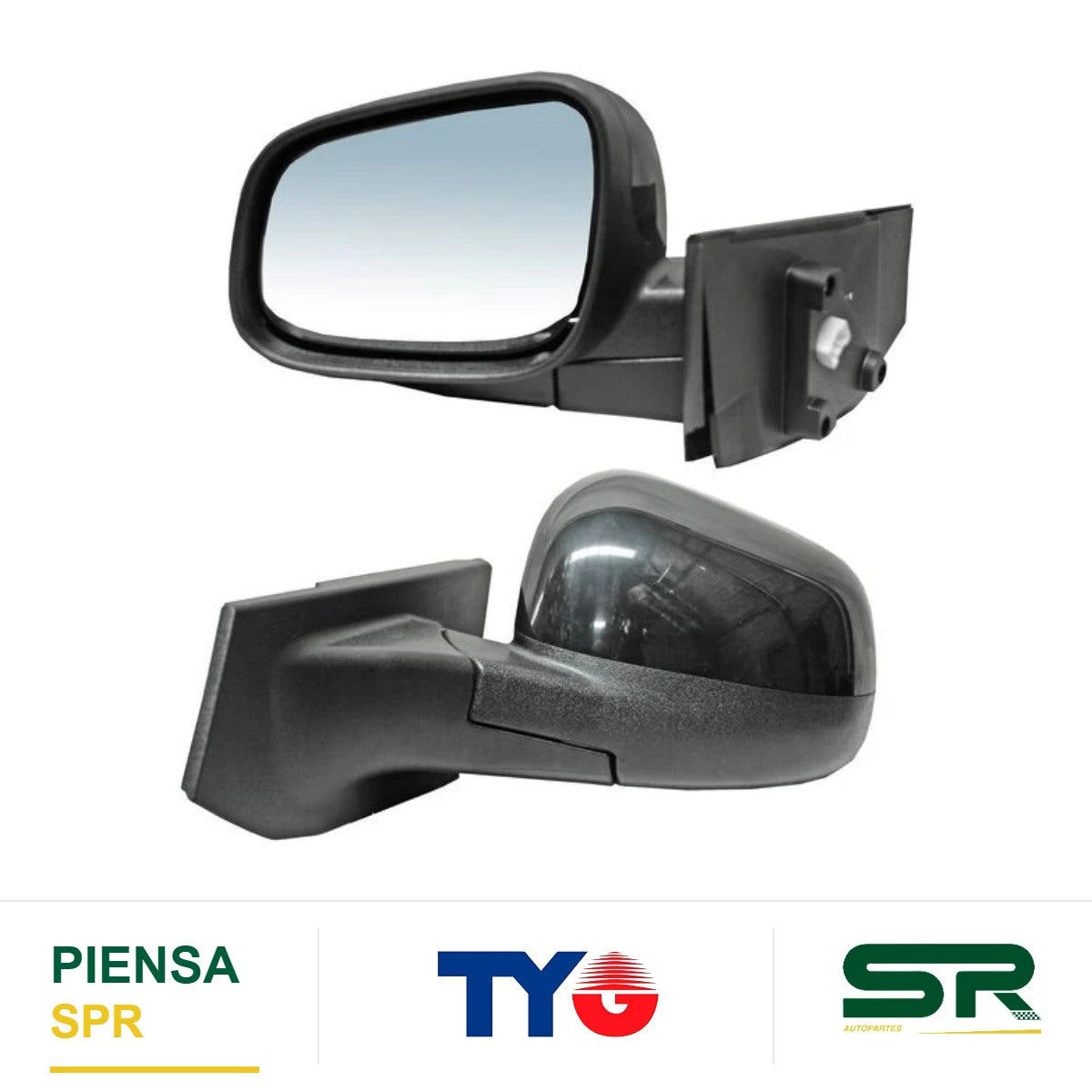 ESPEJO IZQUIERDO BEAT 18-21 ELÉCTRICO PARA PINTAR 3 PINES 28905 CHEVROLET SPARK 2011-2017 TYG