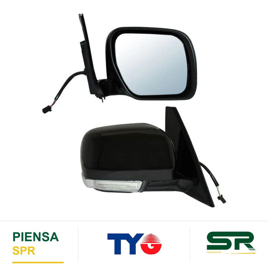 ESPEJO DERECHO CON DIRECCIONAL PARA PINTAR ELÉCTRICO MITSUBISHI MONTERO 2010-2014 TYG