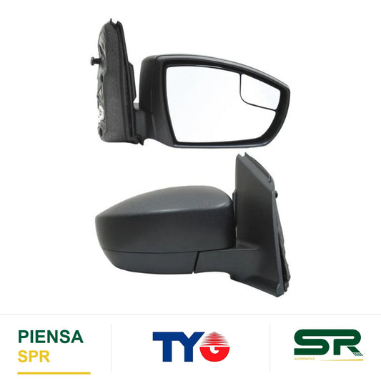 ESPEJO DERECHO 5 PINES CON DESEMPAÑANTE ELÉCTRICO FORD ESCAPE 2013-2016 POROSO C / PUNTO CIEGO TYG