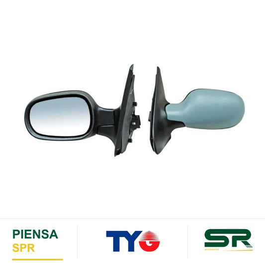 ESPEJO IZQUIERDO PARA PINTAR ELÉCTRICO NISSAN PLATINA / CLIO 2002-2010 28905 TYG