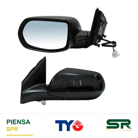 ESPEJO IZQUIERDO 5 PINES CON DESEMPAÑANTE PARA PINTAR ELÉCTRICO HONDA CRV 2012-2014 TYG