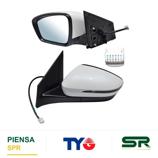 ESPEJO IZQUIERDO 11 PINES ELÉCTRICO JAC SEI 7 PRO 2021-2025 C / DIRREC TYG