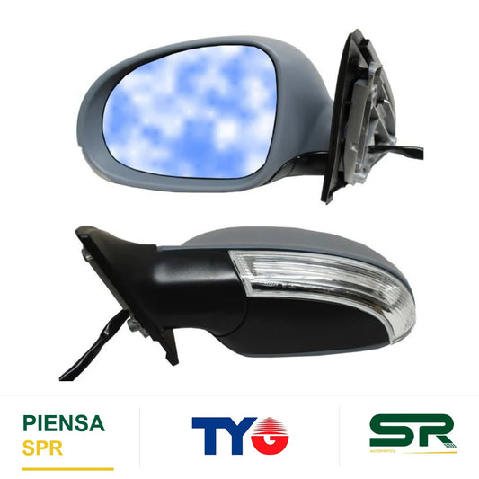 ESPEJO IZQUIERDO 6 PINES CON DIRECCIONAL ELÉCTRICO VOLKSWAGEN BORA 2006-2010 28605 TYG