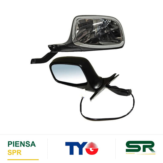 ESPEJO IZQUIERDO 3 PINES ELÉCTRICO CROMADO FORD PICKUP 1992-1996 TYG