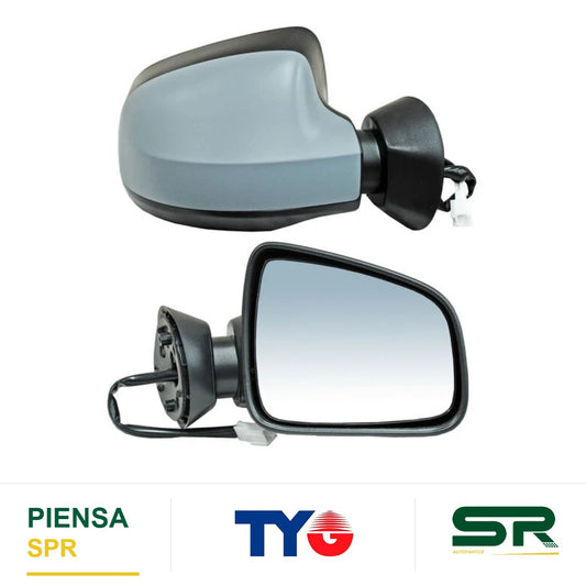 ESPEJO DERECHO 5 PINES PARA PINTAR ELÉCTRICO RENAULT SANDERO / STEPWAY 2010-2015 / DUSTER 2013-2016 TYG