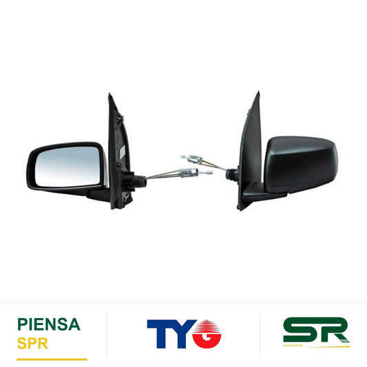 ESPEJO IZQUIERDO FIAT PANDA 2007-2009 S / CONT TYG