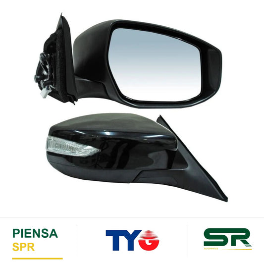 ESPEJO DERECHO CON DESEMPAÑANTE CON DIRECCIONAL PARA PINTAR ELÉCTRICO NISSAN ALTIMA 2013-2018 TYG