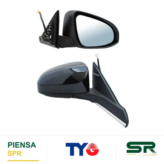 ESPEJO DERECHO 5 PINES CON DESEMPAÑANTE PARA PINTAR ELÉCTRICO TOYOTA CAMRY 2015-2017 CCC3 TYG