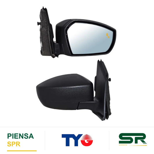 ESPEJO DERECHO 7 PINES CON SENSOR DE PUNTO CIEGO CON DESEMPAÑANTE ELÉCTRICO FORD ESCAPE 2017-2019 POROSO CCCC3 TYG