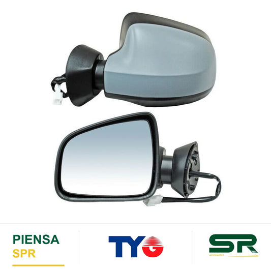 ESPEJO IZQUIERDO 5 PINES PARA PINTAR ELÉCTRICO RENAULT SANDERO / STEPWAY 2010-2015 / DUSTER 2013-2016 TYG