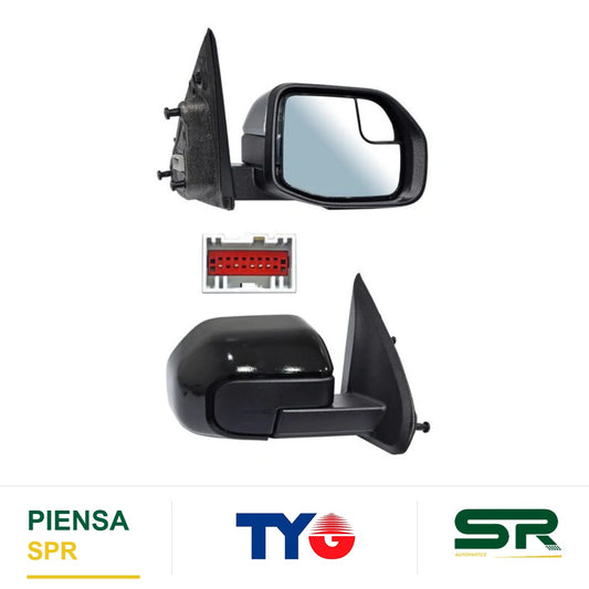 ESPEJO DERECHO 5 PINES CON DESEMPAÑANTE PARA PINTAR FORD MAVERICK 2022-2023 ELECCT C / PUNTO CIEGO TYG