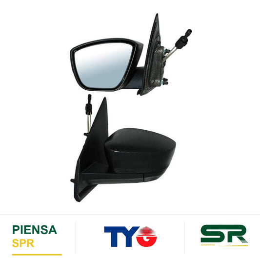 ESPEJO IZQUIERDO FORD FIGO 2016-2021C / CONT MAN POROSO TYG