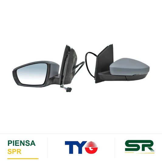ESPEJO IZQUIERDO 6 PINES CON DIRECCIONAL ELÉCTRICO VOLKSWAGEN POLO NUEVO 2013-2021 TYG