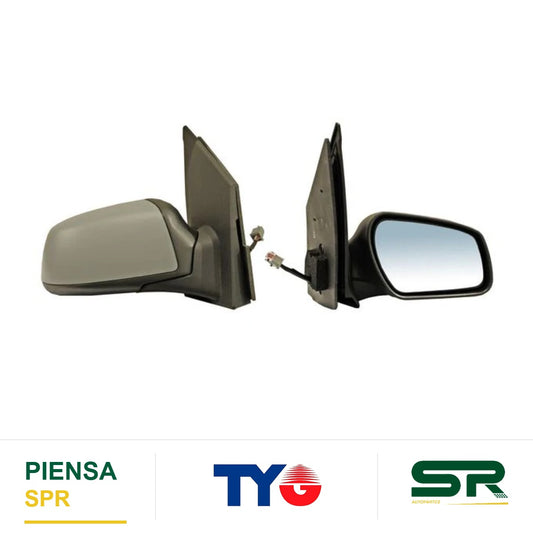 ESPEJO DERECHO ELÉCTRICO 5 PINES PARA PINTAR FORD IKON 6 2011-2015 TYG