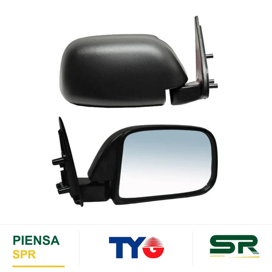 ESPEJO DERECHO NEGRO AS TOYOTA PICKUP 1989-1995 4WD S / CONT SR-5 / DLX / B E TYG