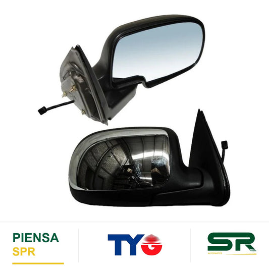 ESPEJO DERECHO 3 PINES ELÉCTRICO CROMADO CHEVROLET PICKUP 1999-2006 TYG