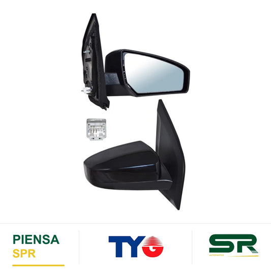 ESPEJO DERECHO 3 PINES ELÉCTRICO AS NISSAN SENTRA 2007-2012 B E TYG