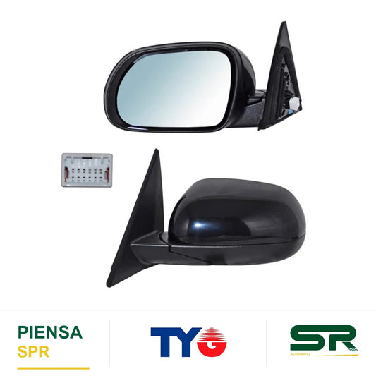 ESPEJO IZQUIERDO 3 PINES PARA PINTAR ELÉCTRICO KIA SOUL 2020-2022 TYG