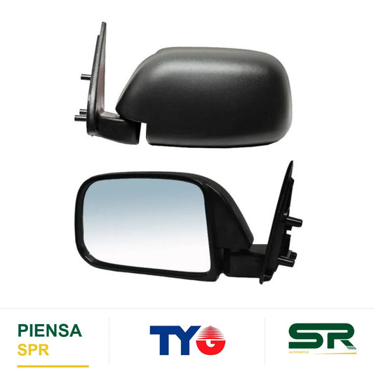 ESPEJO IZQUIERDO NEGRO AS TOYOTA PICKUP 1989-1995 4WD S / CONT SR-5 / DLX / B E TYG