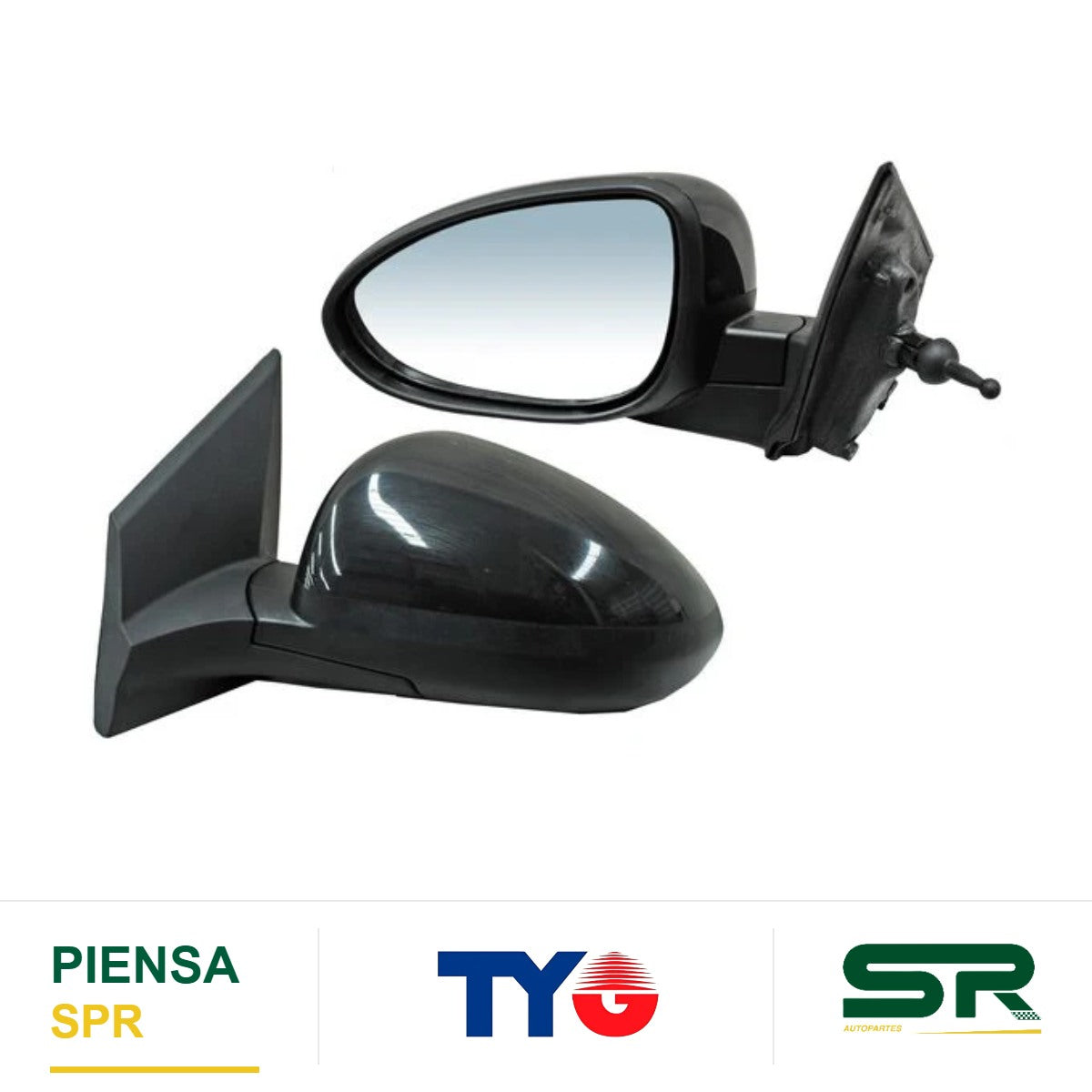 ESPEJO IZQUIERDO CON CONT MANUAL CCCC3.40.01 CHEVROLET SONIC 2012-2019 TYG