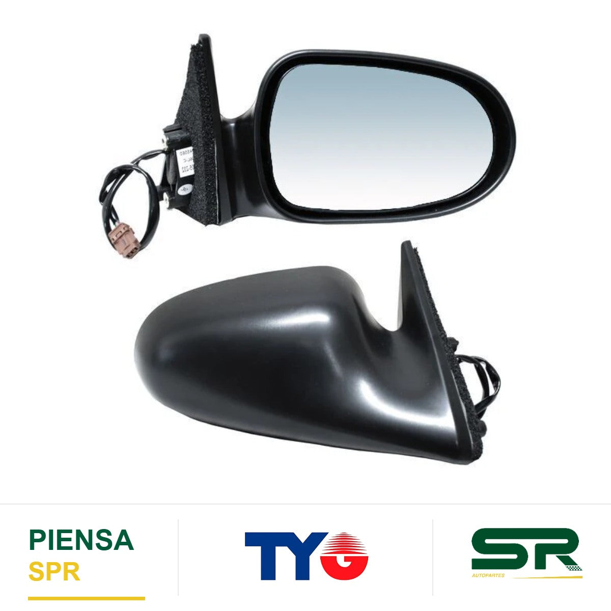 ESPEJO DERECHO LUCINO 96-98 ELÉCTRICO 3 PINES 28903 350.06 NISSAN SENTRA 1996-2000 TYG