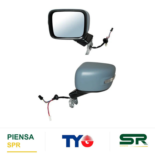 ESPEJO CON DESEMPAÑANTE CON DIRECCIONAL AUTOABATIBLE PARA PINTAR ELÉCTRICO JEEP RENEGADE 2017-2023 11 PINESIZQ TYG