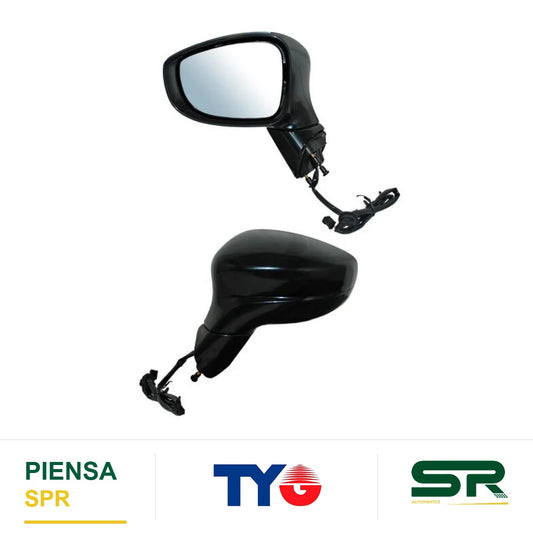 ESPEJO IZQUIERDO 5 PINES CON DESEMPAÑANTE PARA PINTAR ELÉCTRICO AS CHRYSLER PACIFICA 2017-2022 B E NEGRA TYG