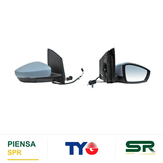 ESPEJO DERECHO VOLKSWAGEN POLO NUEVO 2013-2014 C / CONT MAN C / DIREC 2 PINES TYG