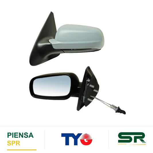ESPEJO IZQUIERDO PARA PINTAR VOLKSWAGEN POINTER 2000-2009 2P C / CONT MAN TYG