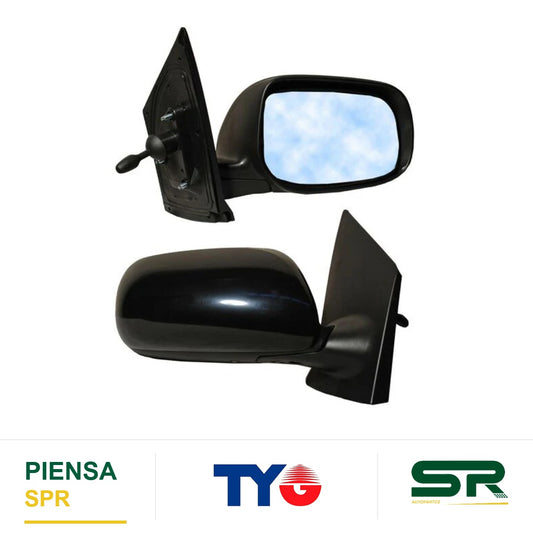 ESPEJO DERECHO AS TOYOTA YARIS 2006-2015 C / CONT MAN B E / SE 4P 28906 TYG