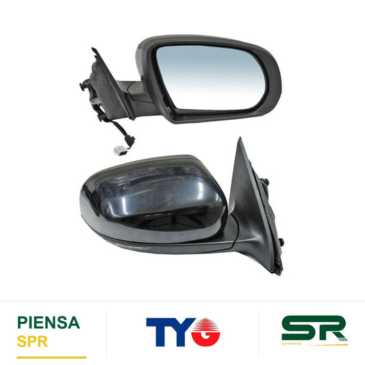 ESPEJO DERECHO 9 PINES CON DESEMPAÑANTE CON DIRECCIONAL PARA PINTAR ELÉCTRICO JEEP CHEROKEE 2014-2018 C / LUZ INF CCC TYG