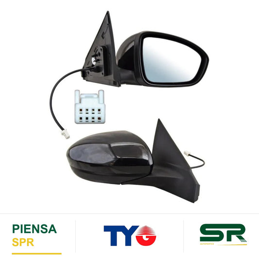 ESPEJO DERECHO 3 PINES PARA PINTAR ELÉCTRICO NISSAN SENTRA 2021-2025 28711 TYG