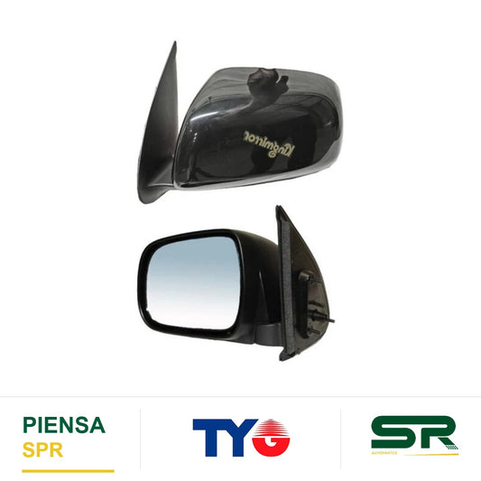 ESPEJO IZQUIERDO NEGRO TOYOTA HILUX 2005-2011 S / CONT LISO TYG