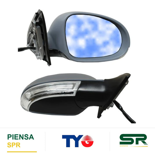 ESPEJO DERECHO 6 PINES CON DIRECCIONAL ELÉCTRICO VOLKSWAGEN BORA 2006-2010 28905 TYG