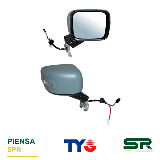 ESPEJO DERECHO 11 PINES CON DESEMPAÑANTE CON DIRECCIONAL AUTOABATIBLE PARA PINTAR ELÉCTRICO JEEP RENEGADE 2017-2023 TYG