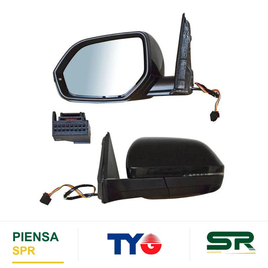 ESPEJO IZQUIERDO 5 PINES CON DESEMPAÑANTE CON DIRECCIONAL PARA PINTAR ELÉCTRICO VOLKSWAGEN TERAMONT TYG