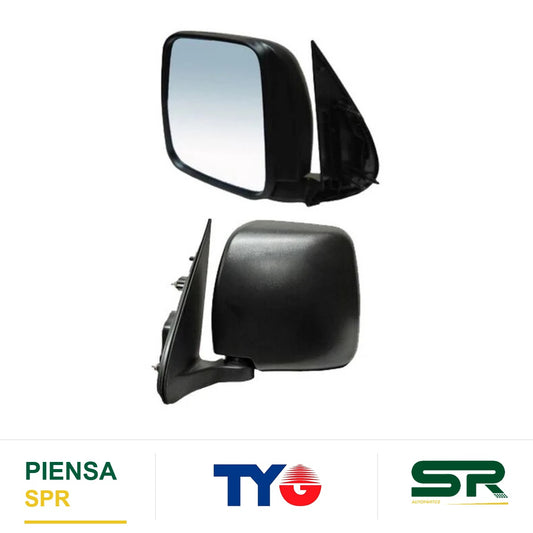ESPEJO IZQUIERDO NEGRO TOYOTA HIACE 2006-2019 S / CONT TYG