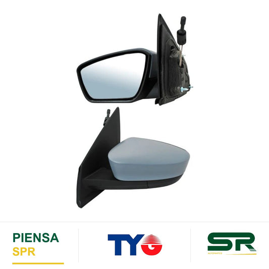ESPEJO IZQUIERDO PARA PINTAR FORD FIGO 2016-2021 C / CONT MAN ENERGY / IMPULSE / TITANIUM TYG