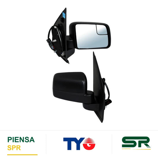 ESPEJO DERECHO ELÉCTRICO FORD TRANSIT 2007-2013 C / PUNTO CIEGO POROSO TYG