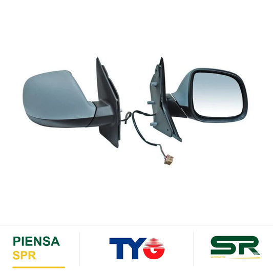 ESPEJO DERECHO 5 PINES PARA PINTAR ELÉCTRICO VOLKSWAGEN TRANSPORTER 2010-2015 CCCC TYG