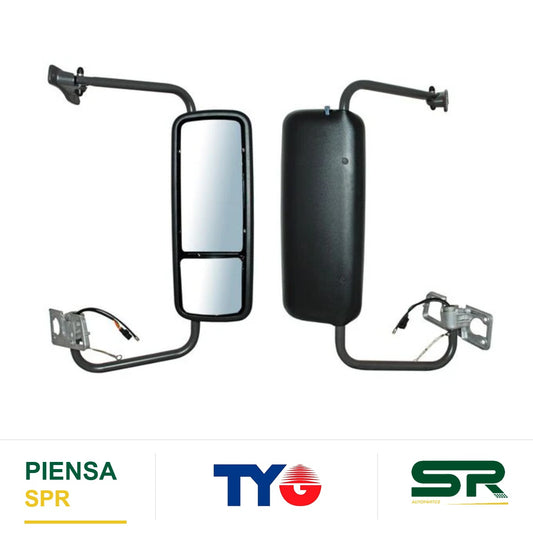 ESPEJO IZQUIERDO CON DESEMPAÑANTE ELÉCTRICO FREIGHTLINER COLUMBIA 1996-2017 POROSO 2264 TYG