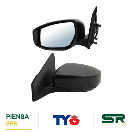 ESPEJO IZQUIERDO 3 PINES PARA PINTAR ELÉCTRICO NISSAN SENTRA 2013-2020 28610 TYG