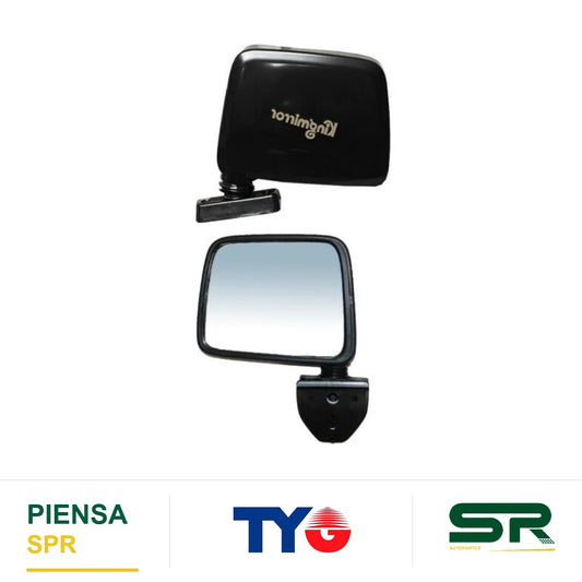 ESPEJO IZQUIERDO NEGRO NISSAN PICKUP D21 1986-1988 S / CONT TYG