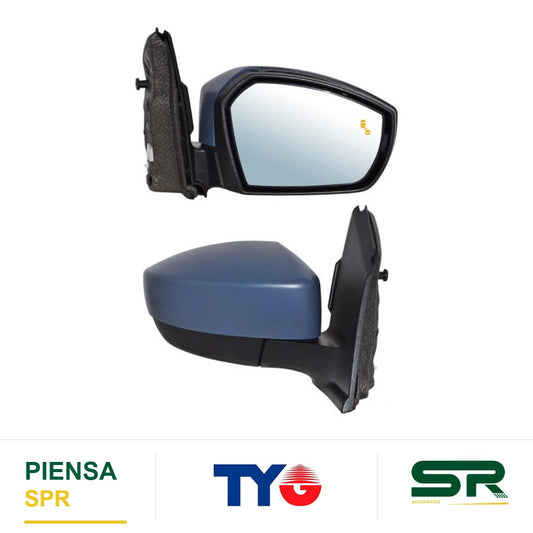 ESPEJO DERECHO 7 PINES CON SENSOR DE PUNTO CIEGO CON DESEMPAÑANTE PARA PINTAR ELÉCTRICO FORD ESCAPE 2017-2019 CCCC3 TYG