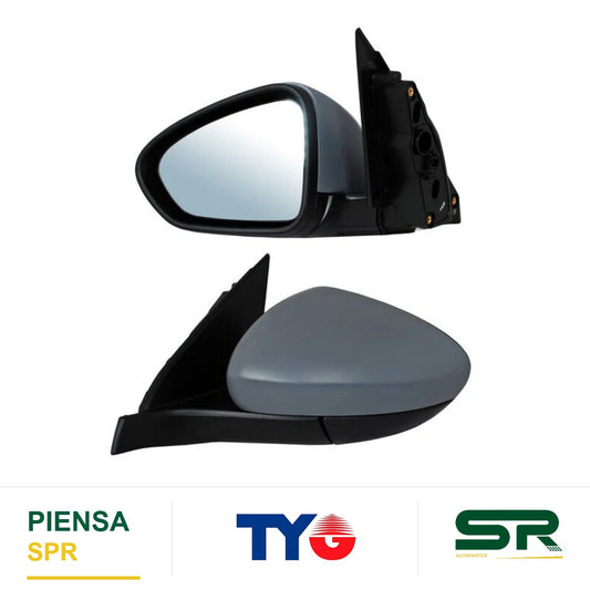 ESPEJO IZQUIERDO 5 PINES CON DESEMPAÑANTE PARA PINTAR ELÉCTRICO DODGE NEON 2017-2019 TYG
