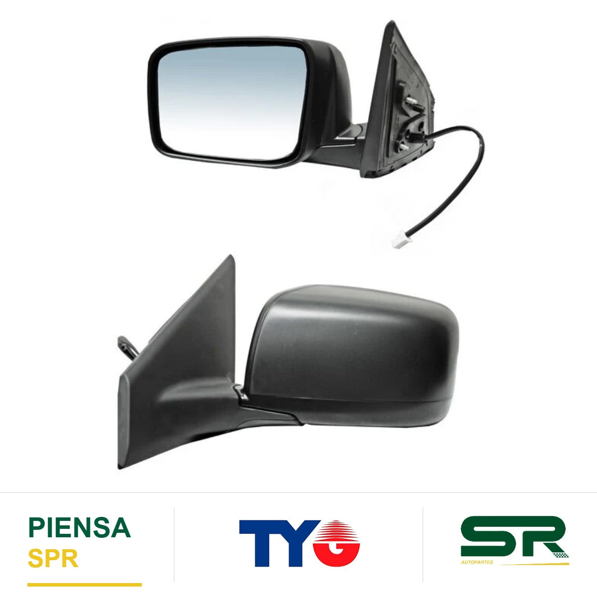 ESPEJO IZQUIERDO ELÉCTRICO CON DESEMPAÑANTE 5 PINES NISSAN ROGUE 2008-2014 TYG