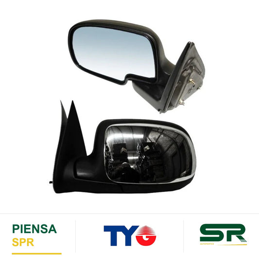ESPEJO IZQUIERDO CROMADO CHEVROLET PICKUP 1999-2006 S / CONT TYG