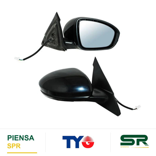 ESPEJO IZQUIERDO CON DESEMPAÑANTE CON DIRECCIONAL PARA PINTAR ELÉCTRICO AS NISSAN ALTIMA 2019-2024 B E LISA TYG