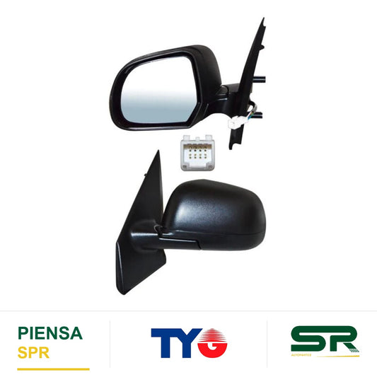 ESPEJO IZQUIERDO 8 PINES CON DESEMPAÑANTE ELÉCTRICO RENAULT KANGOO 2019-2024 POROSO TYG