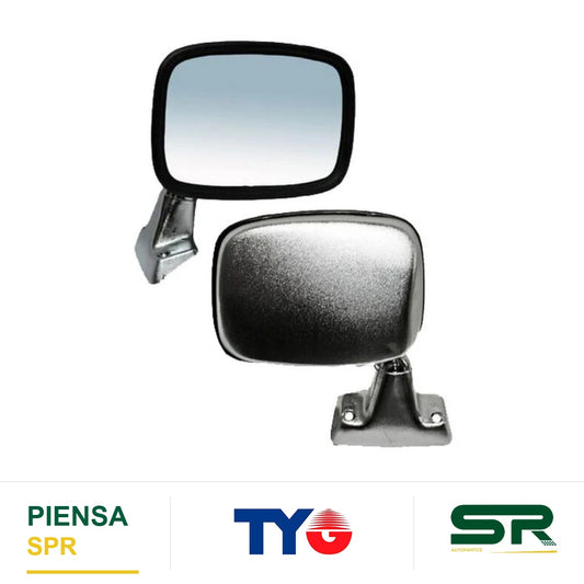 ESPEJO DERECHO CROMADO TOYOTA PICKUP 1979-1983 S / CONT CCC TYG